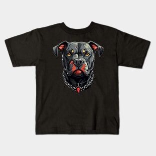 Cute Pitbull Dog - Dogs Pitbulls Kids T-Shirt